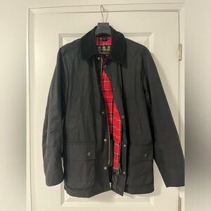 Barbour Ashby Slim L Black Wax Jacket